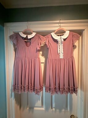 Weissman Mauve Lace-Trim Dance Leotard BUNDLE